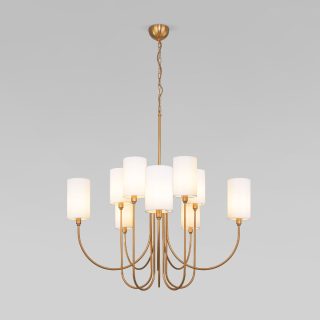 Подвесная люстра Eurosvet Abbey 60164/10 латунь Smart a065749