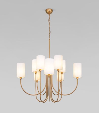 Подвесная люстра Eurosvet Abbey 60164/10 латунь Smart a065749