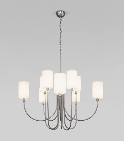 Подвесная люстра Eurosvet Abbey 60164/10 никель Smart a065750