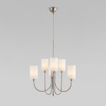 Подвесная люстра Eurosvet Abbey 60164/6 никель Smart a065747
