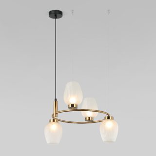 Подвесная люстра Eurosvet Alva 30183/4 латунь Smart a064682