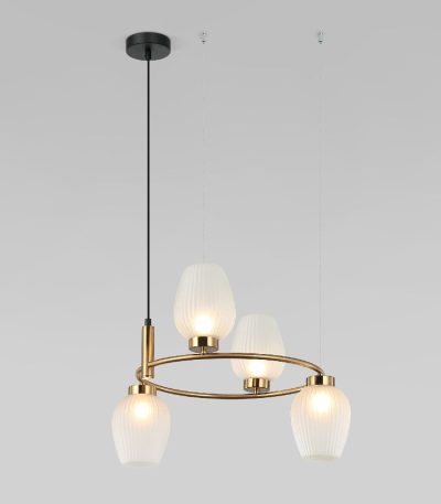 Подвесная люстра Eurosvet Alva 30183/4 латунь Smart a064682