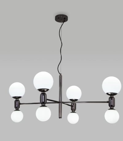 Подвесная люстра Eurosvet Bubble 30182/8 черный жемчуг a063206