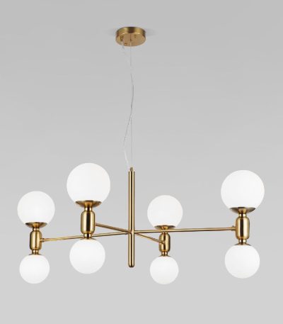 Подвесная люстра Eurosvet Bubble 30182/8 латунь Smart a063208