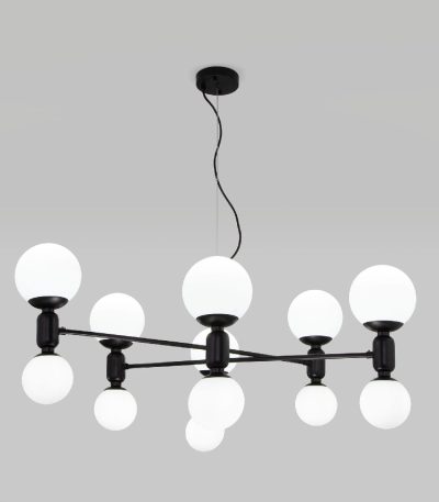 Подвесная люстра Eurosvet Bubble 30182 черный a063215