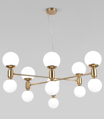 Подвесная люстра Eurosvet Bubble 30182 латунь a063213