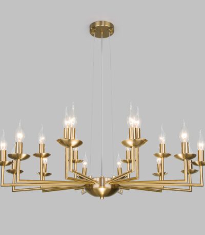 Подвесная люстра Eurosvet Cariso 60150/18 латунь