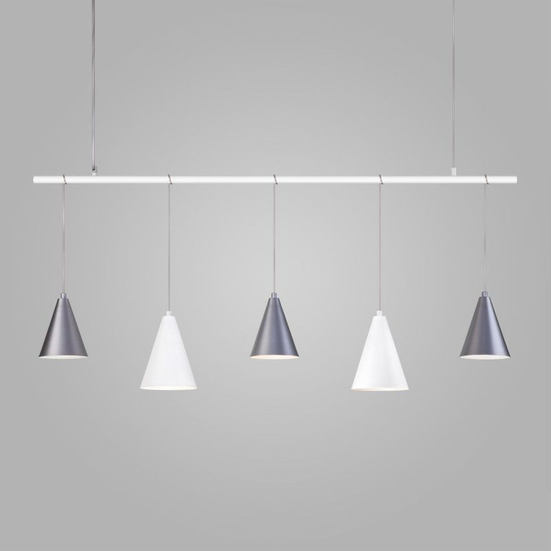 Подвесная люстра Eurosvet Castle 50088/5 белый/серебро Подвесная люстра Eurosvet Castle 50088/5 белый/серебро