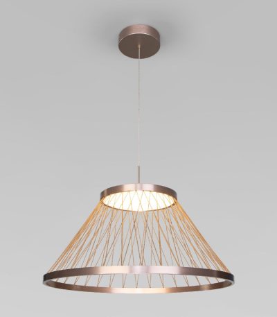 Подвесная люстра Eurosvet Cesta 40017/1 LED коричневый a069288