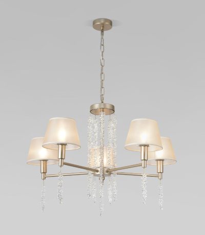 Подвесная люстра Eurosvet Charuel 60148/5 матовое золото a064944