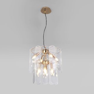 Подвесная люстра Eurosvet Claire 60170/8 золото Smart a069011