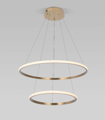 Подвесная люстра Eurosvet Collars 90264/2 латунь a064102