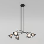 Подвесная люстра Eurosvet Enigma 70161/6 черный Smart a069046