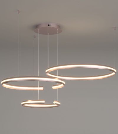 Подвесная люстра Eurosvet Gap 90180/3 сатин-никель a045427