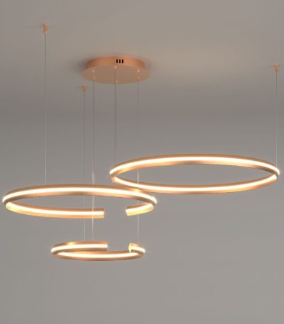 Подвесная люстра Eurosvet Gap 90180/3 золото a045426