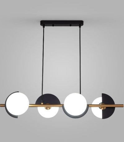 Подвесная люстра Eurosvet Moity 70149/4 черный/латунь Smart a064820