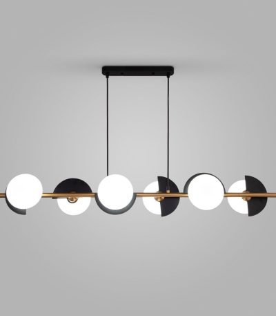 Подвесная люстра Eurosvet Moity 70149/6 черный/латунь Smart a064821