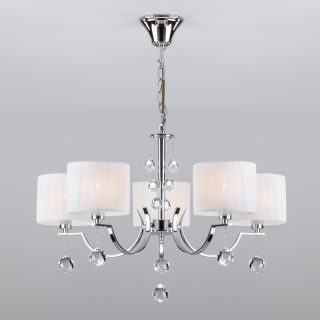 Подвесная люстра Eurosvet Napoli 60095/5 хром