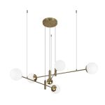 Подвесная люстра Eurosvet Planet 70146/6 латунь Smart a062028