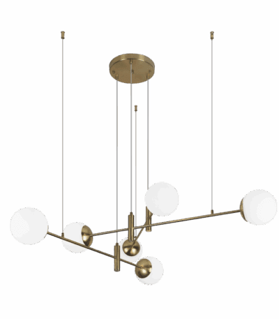 Подвесная люстра Eurosvet Planet 70146/6 латунь Smart a062028