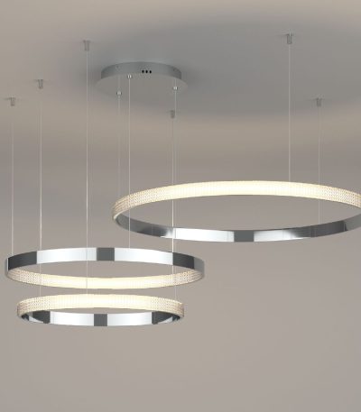 Подвесная люстра Eurosvet Posh 90175/3 хром a045414