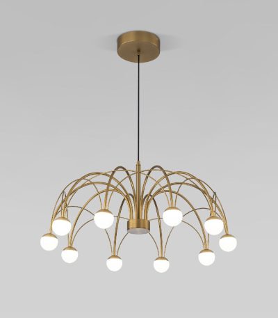 Подвесная люстра Eurosvet Ragno 90030/10 LED золото a069298