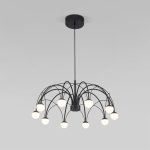 Подвесная люстра Eurosvet Ragno 90034/10 LED черный a069301