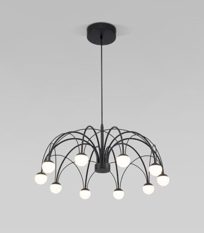 Подвесная люстра Eurosvet Ragno 90034/10 LED черный a069301