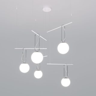 Подвесная люстра Eurosvet Riche 70143/5 белый a060842