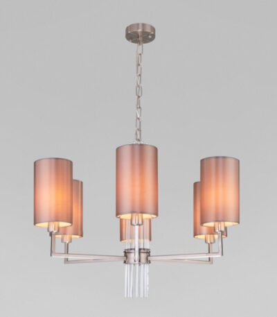 Подвесная люстра Eurosvet Soffio 60134/6 никель