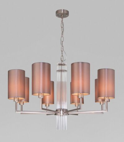 Подвесная люстра Eurosvet Soffio 60134/8 никель