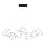 Подвесная люстра Eurosvet Uma 90168/7 черный жемчуг a061146