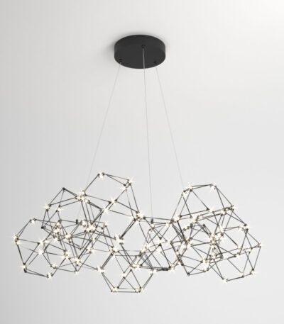 Подвесная люстра Eurosvet Uma 90169/12 черный жемчуг a061154