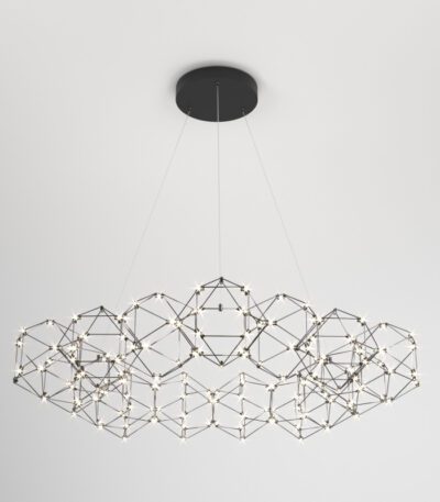 Подвесная люстра Eurosvet Uma 90169/15 черный жемчуг a061152