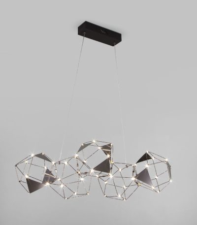 Подвесная люстра Eurosvet Uma 90368/5 черный жемчуг a065026