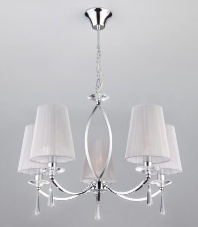 Подвесная люстра Eurosvet Valery 60079/5 хром