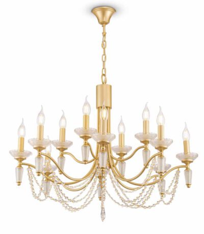 Подвесная люстра Freya Zoe FR2009PL-12G