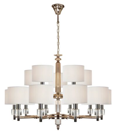 Подвесная люстра iLamp Alesti P2424-10+5 Nickel