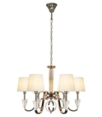 Подвесная люстра iLamp Alesti P2424-6 Nickel