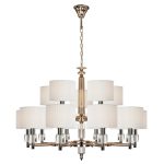 Подвесная люстра iLamp Alexa P2404-10+5 Nickel