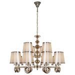 Подвесная люстра iLamp Brooklyn P2401-8+4 Nickel