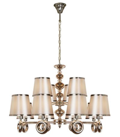 Подвесная люстра iLamp Brooklyn P2401-8+4 Nickel