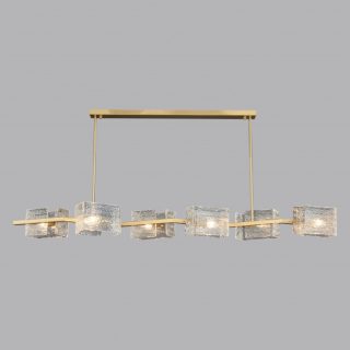 Подвесная люстра iLamp Dallas 2078-6L BR