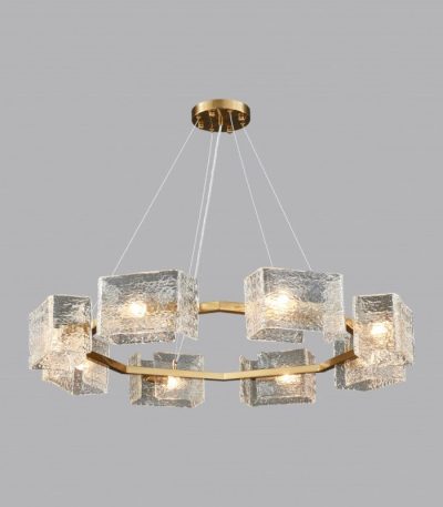 Подвесная люстра iLamp Dallas 2078-D890 BR