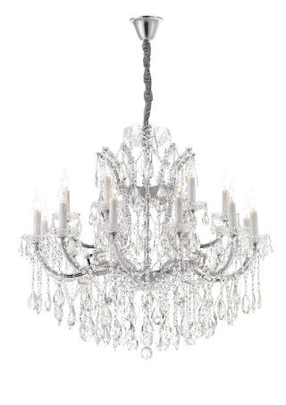 Подвесная люстра iLamp Diamond 6071-18 CR+CL