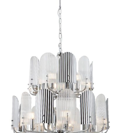 Подвесная люстра iLamp Dolce 15571-12 CR+MULT