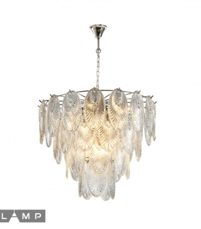 Подвесная люстра iLamp Gramercy P2548-12 Nickel
