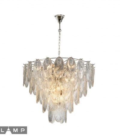 Подвесная люстра iLamp Gramercy P2548-18 Nickel