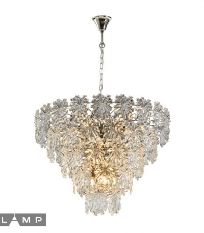 Подвесная люстра iLamp Homy P2545-18 Nickel