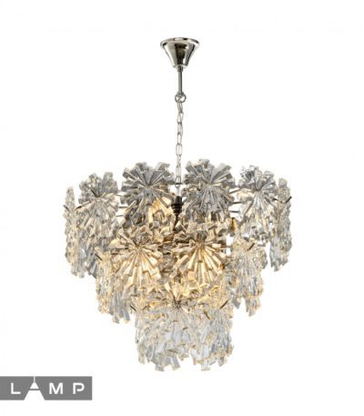 Подвесная люстра iLamp Homy P2545-8 Nickel